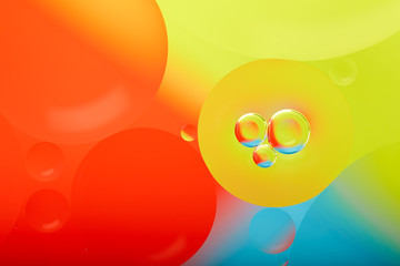 water oil abstract background