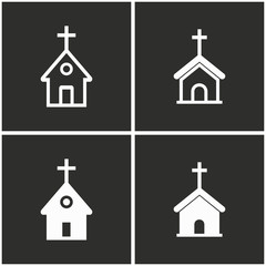 Church icon set.