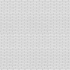 White painted brick wall seamless texture