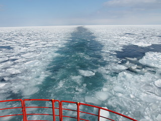 北海道の流氷 © Yomogi