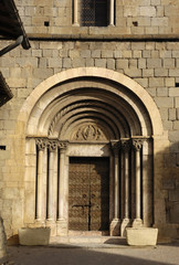 Fototapeta na wymiar Sainte Marie, Corniella de Conflent, Languedoc Roussillon, Pyrenees Orientales, France