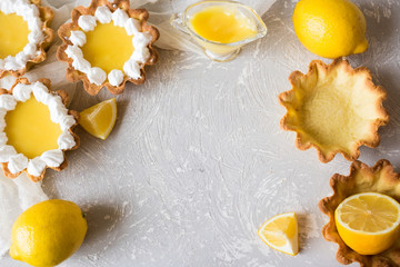 Lemon tartlets. Place under the text.