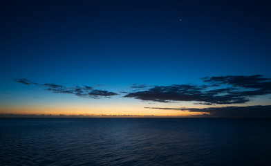 Fototapeta na wymiar Caribbean sea - Grenada island - Saint George's - Sunset
