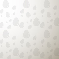 Gradient gray vector background with eggs pattern.