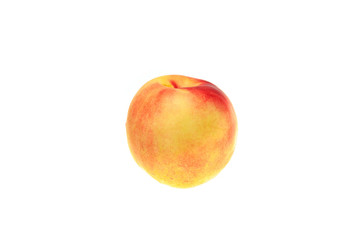 One ripe peach of orange color