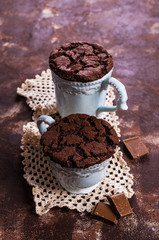 Round chocolate cookies