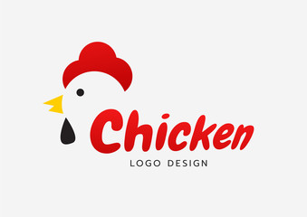 chicken logo design © Suchart