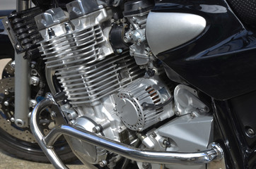 Fototapeta na wymiar Yamaha engine