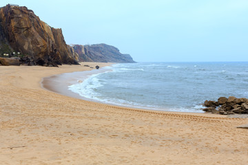 Fototapeta na wymiar Praia do Guincho (Santa Cruz, Portugal).