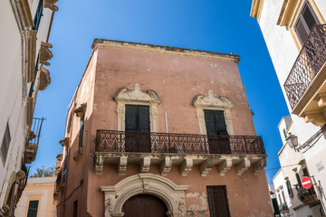 Historisches Gebäude, Gallipoli, Italien