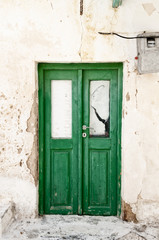 Cycladic Green Door