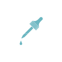 Eye Drop Bottle Isolate On White Background vector
