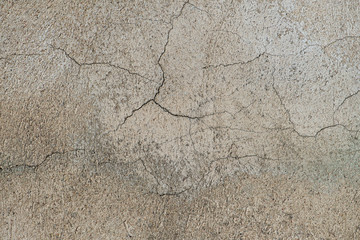 Abstract background cracked cement plaster