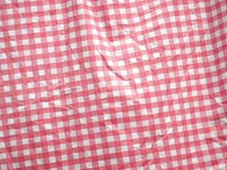 The plastic table cloths