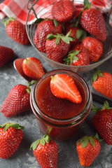 Natural strawberry jam