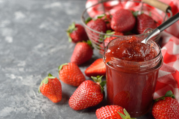 Natural strawberry jam