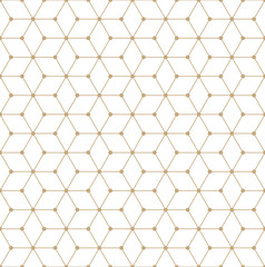 Fototapeta premium sacred geometry grid graphic deco hexagon pattern