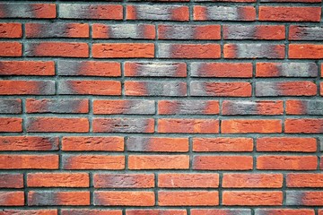 pattern of bricks, wall in red, brown or orange color 