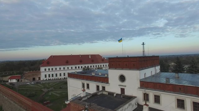 Castle in Dubno, Rivne, aerial