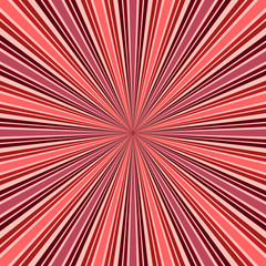 Obraz premium Abstract retro rays red background.
