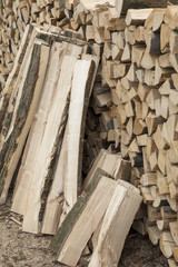 Brennholz, Holzscheit