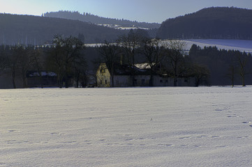 Kammerhof im Winter; Kammerhof in winter