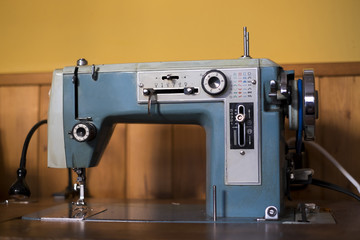 Antique sewing machine.