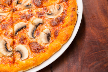 Pizza mushrooms