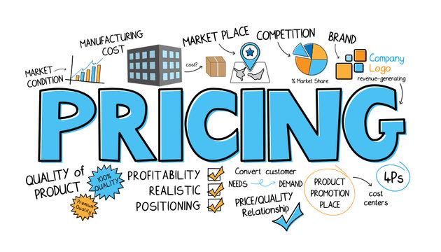 PRICING Vector Concept Line Icons