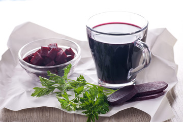 Beet natural juice