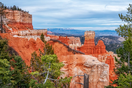 Rock formations in Bryce Canyon National Park