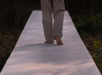walking alone