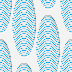 Seamless Volume Pattern. Abstract Technology Background