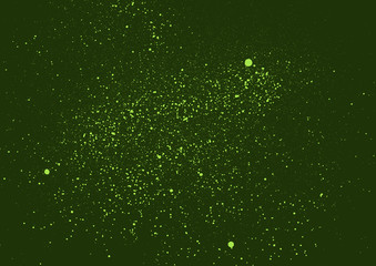 graffiti sprayed speckled airbrush background in green