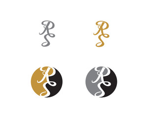 Letter R and S Logo Icon 1