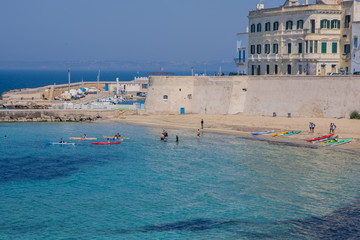 Strand und Meer, Gallipoli, Italien