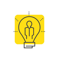 lighting BUSINESS yellow mark icon