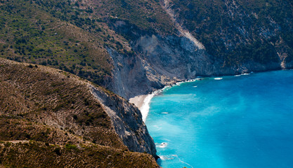 Costa della grecia vista dall'alto