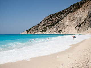 Fototapeta na wymiar Spiaggia di Cefalonia in Grecia