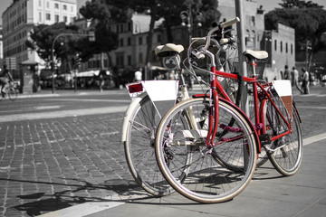 Fahrrad in Rom