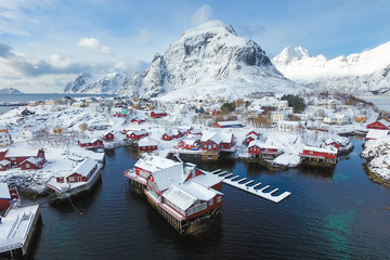 Fishing village in Lofoten