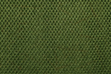 Pattern of green retro plastic tissue
