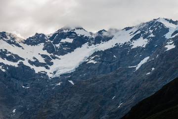 Glacier Peak close-up, Mount Cook, South Island, New Zealand