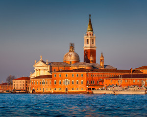 Fototapeta premium San Giorgio Maggiore Church facing Grand Canal in Venice, Italy