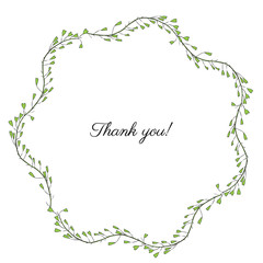 Capsella flower, Shepherd's purse, Capsella bursa-pastoris, the entire plant, hand drawn vector round frame, doodle ink sketch wreath isolated on white, for design cosmetic, textile, natural fabric