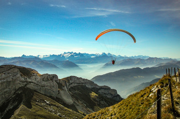 Switzerland Parachuting