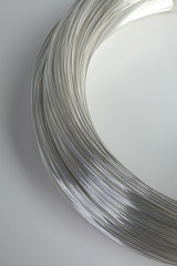 Wire made of platinum silver color for electronic and jewelry industry