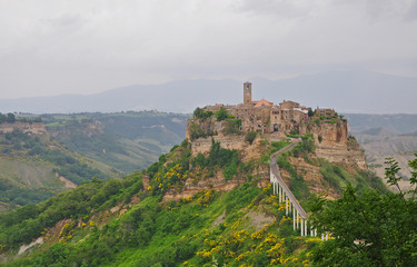 Fototapeta na wymiar Medieval castle town Bagnoregio