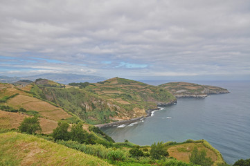 Fototapeta na wymiar Views of Sao Miguel island and ocean