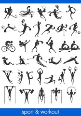 sports man symbols